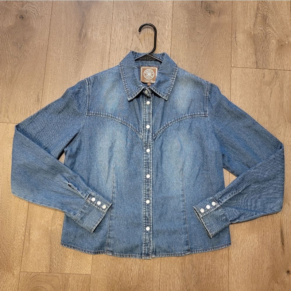 Double D Ranch Women's Denim Shirt S - Picture 5 of 8